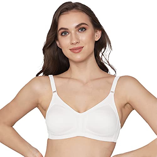 Kalyani Comfortable Full Coverage Seamless Bra 5023 White 40 (C