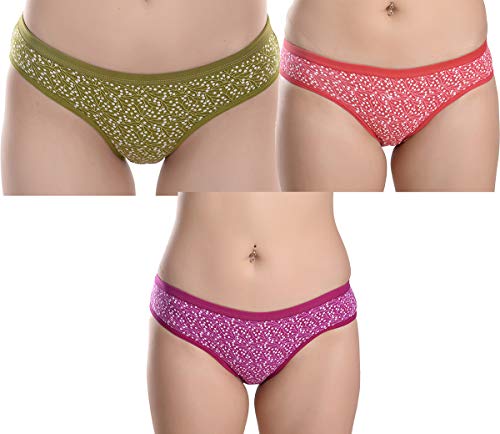 StyFun Women's Cotton Hipsters Panties for Girls, Soft Stretchable