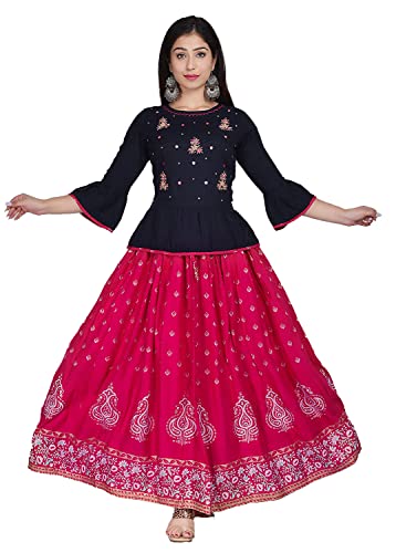 Long skirt with deals kurti top