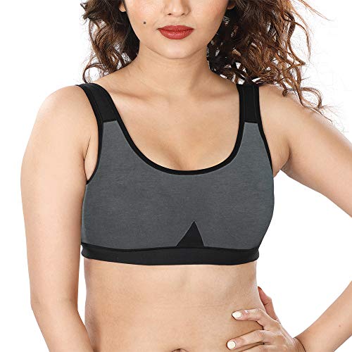 dermawear Women's Cotton Blended Non Padded Wire Free Sports Bra (SB-1 –  NavaStreet - United Kingdom