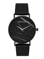 Joker & Witch Giselle Marble Dial Black Watch for Women