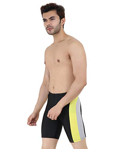 Never lose WMX Series Swimwear Swimming Jammers for Men (Tri Color 2, L)