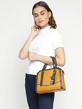 Load image into Gallery viewer, Vismiintrend Stylish Vegan Leather Sling Crossbody Top Handle Bag for Women | Women&#39;s Shoulder Handbag | Gift for Her | Brown | Freedom Sale | Rakhi Gift |
