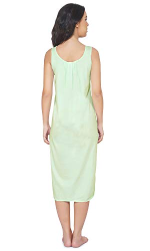 BLAZON Women s Cotton Hosiery Solid Maxi Nighty Slip Pack of 2