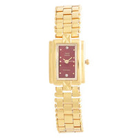 Q&Q Analog Red Dial Women's Watch-S345-002NY