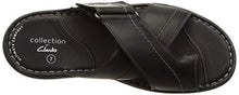Load image into Gallery viewer, Clarks Men&#39;s Tolleson Shore Black Flat Sandal-6 UK (26150601)
