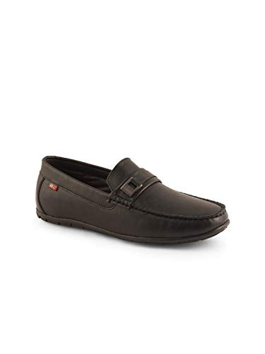 ID Men's Leather Loafers (Black)