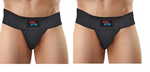 Load image into Gallery viewer, Pro Gym Men&#39;s Cotton Briefs (Pack of 2) (18_Black_L)
