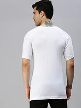 Load image into Gallery viewer, Lux Cozi Men&#39;s Pack of 3 White Round Neck Half Sleeves 100% Cotton Vest (Size : 100cm)
