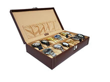Load image into Gallery viewer, Essart Elegant 12 Grid Watch Display &amp; Jewelry Collection Box - Brown
