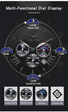 Load image into Gallery viewer, Nektom Multi-Function Analogue-Digital Calendar Sport Waterproof Quartz Men&#39;s Watches (Gold White)

