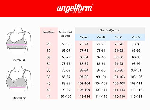 ANGELFORM Women's Round Stitch Cotton Bra - Priyasajini