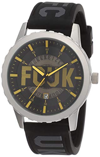 FCUK Analog Black Dial Men's Watch-FK0008B