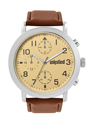 Unlisted by Kenneth Cole Autumn-Winter 20 Analog Beige Dial Men's Watch-10032022