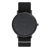Joker & Witch Analogue Unisex Watch (Black Dial Black Colored Strap)