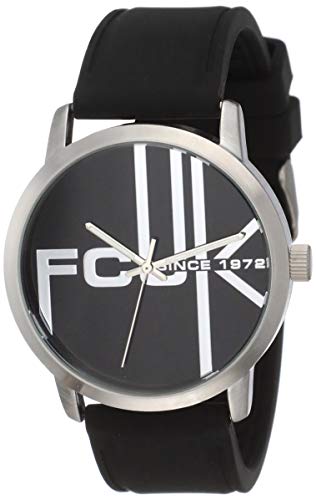 FCUK Analog Black Dial Men's Watch-FK0002A