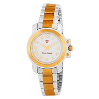 Swiss Grand SG_1226 Silver Gold Coloured with Silver Gold Stainless Steel Strap Quartz Watch for Women
