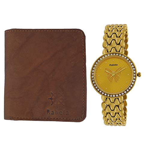 Rabela Girls Watches and Wallet Combo Pack RWG-1205