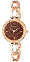 Load image into Gallery viewer, Oreva Leather Womens &amp; Girls Round Analogue Watches (Brown)
