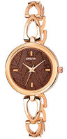 Oreva Leather Womens & Girls Round Analogue Watches (Brown)