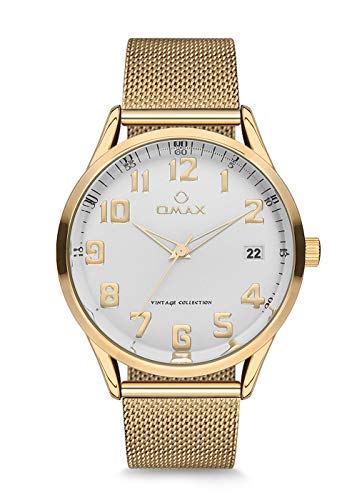 Omax Analog White Dial Watch for Men