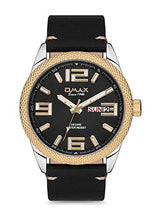 Load image into Gallery viewer, OMAX Day &amp; Date Analog Black Dial Mens Watch - GX42T22I
