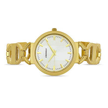 Load image into Gallery viewer, Chronikle Unique Women&#39;s Designer Metal Chain Wrist Watch (Dial Color: White | Band Color: Golden)
