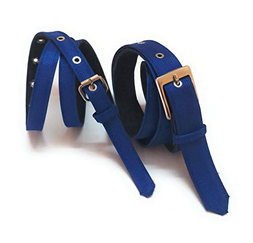 Generic royal blue couple belts combo 2pcs