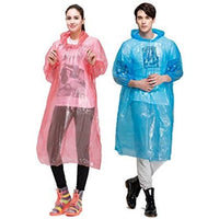 Ionix rain Coat for Men Waterproof for Bike Double Layer, rain Jacket for Men, rain Coat for Men Waterproof for Bike, rain Coat for Women, Men's Credit Card Size Portable (Multicolour, Free Size)