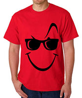 Caseria Men's Regular Fit T-Shirt (TS-RED-MD-4844_Red_Medium)