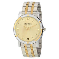 Star Trend ST-6041 Two Tone Watch for Men's|Boy's