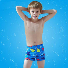 Load image into Gallery viewer, THE MORNING PLAY Swimming Costume for Kids Boys Multicolor Blue-Sport- Printed Boys Swimsuit (7-8 Years)
