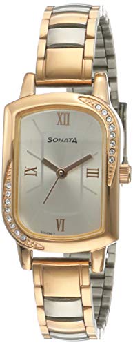 Sonata Blush analog Silver Dial Women's Watch NM87001KM01/NN87001KM01