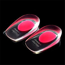 Load image into Gallery viewer, 1 Pair Silicone Gel Heel Cups Pads Shoe Inserts Soft Anti-Slip Foot Pain Relief Insoles Cushion Foot Care for Women and Men

