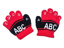 Load image into Gallery viewer, JMP Kids Boys &amp; Girl&#39;s Toddler ABC Letters full Finger Winter Gloves/Mittens (Multicolor,1-4 Years)-(Pack of 02)
