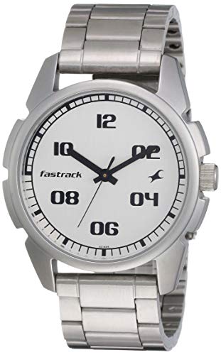 Fastrack Casual Analog Silver Dial Men's Watch NM3124SM01/NN3124SM01