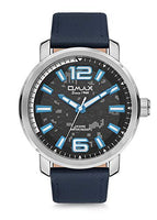 OMAX Analog Blue Dial Mens Watch with Blue Index - GX18P24I