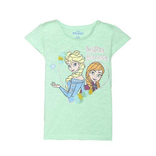 Load image into Gallery viewer, Kidsville Frozen Green Girls Regular fit T-Shirt(2-3 Years)
