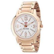 Load image into Gallery viewer, Star Trend ST-7018 Rose Gold Analogue White Dail Watch for Men&#39;s|Boy&#39;s
