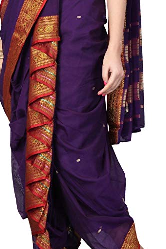 Cotton nauvari saree price outlet