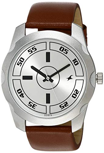 Fastrack Casual Analog Silver Dial Men's Watch NM3123SL02/NN3123SL02