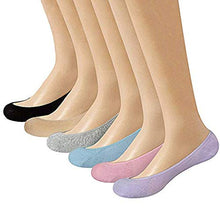 Load image into Gallery viewer, INFISPACE Girl&#39;s No-show Blended Socks (SHAD33-920_Multicolored)
