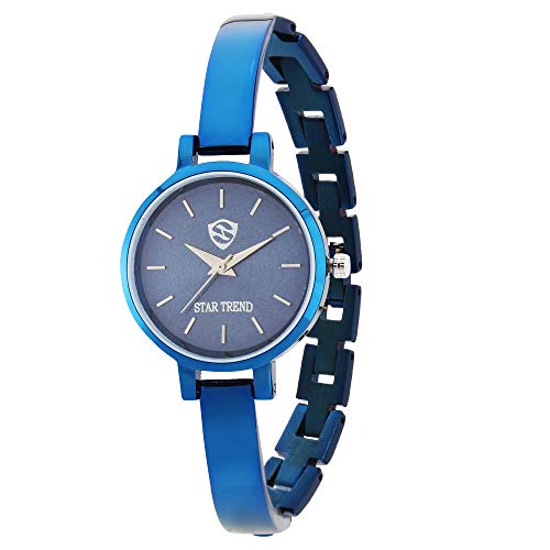 Star Trend ST-6009 Blue Analogue Watch for Women's|Girl's