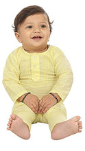 Load image into Gallery viewer, DECORE Cotton Kurta Pyjama Set (VF-1BKPYL-6_Yellow_18-23 Months)
