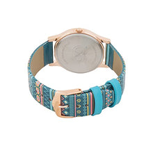 Load image into Gallery viewer, Teal By Chumbak Ombre Aztec Watch - Teal - Watch for Women, Analog Strap Watch, Metal Dial, Ladies Wrist Watch, Casual Watch for Girls, Printed Strap
