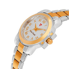 Load image into Gallery viewer, Swiss Grand SG_1226 Silver Gold Coloured with Silver Gold Stainless Steel Strap Quartz Watch for Women
