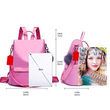Load image into Gallery viewer, PAGWIN Girls Fashion Backpack Cute Mini Leather Backpack Purse for Women (Pink) PG-0033
