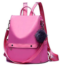 Load image into Gallery viewer, PAGWIN Girls Fashion Backpack Cute Mini Leather Backpack Purse for Women (Pink) PG-0033
