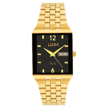 Load image into Gallery viewer, Luba Day and Date Black Dial Watch for Men
