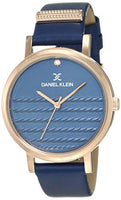 Daniel Klein Analog Blue Dial Women's Watch-DK12054-5